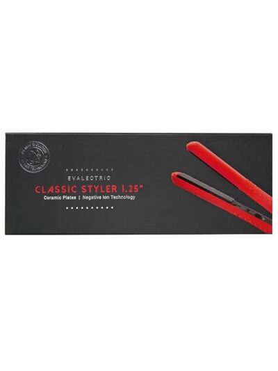 1.25 inch Ceramic Flat Iron, Florescent Red