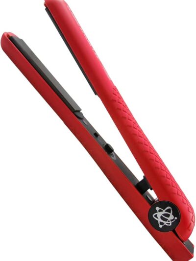 1.25 Inch Ceramic Flat Iron, Red