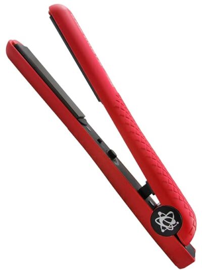 1.25 inch Ceramic Flat Iron, Florescent Red