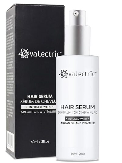 Argan Oil Hair Serum – For Dry, Damaged, Frizzy Hair – Anti-Frizz, Straightening, and Shine Serum with Vitamin E – 2 Fl. Oz.