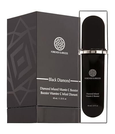 Forever Flawless Diamond Infused Vitamin C Booster with 100% Natural White Diamond Infused Powder, Anti-Aging Ingredients Designed to Diminish Fine Lines and Wrinkles FF44 (1.35 oz)